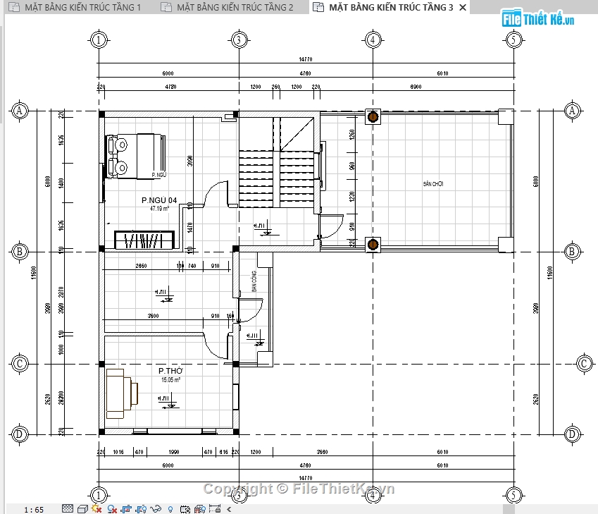 bản vẽ 3 tầng,kiến trúc biệt thự,biệt thự 3 tầng,bản vẽ revit biệt thự,reit biệt thự 3 tầng